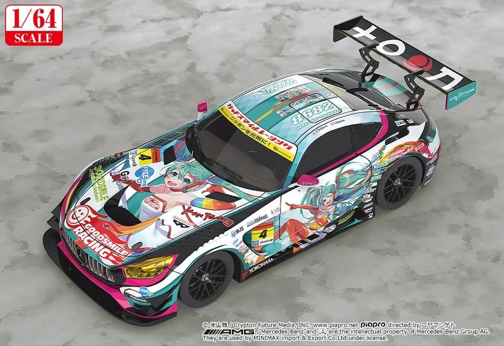 Hatsune Miku GT Project Model Car – AMG 2016 Super GT 1/64 7 cm 2