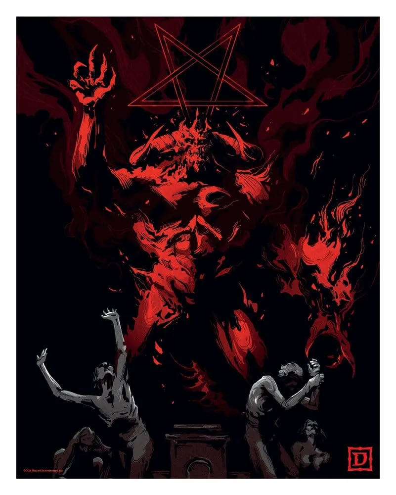 Diablo Art Print Set – Five Limited Edition Prints 36 x 28 cm 5