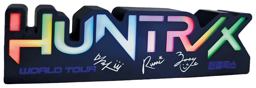 KPop Demon Hunters Lamp – Huntr/x Logo 7