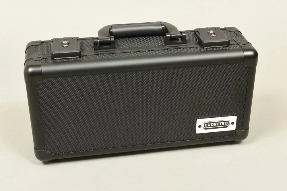 Evoretro Mini Carrying Case – Black with Removable Foam 1