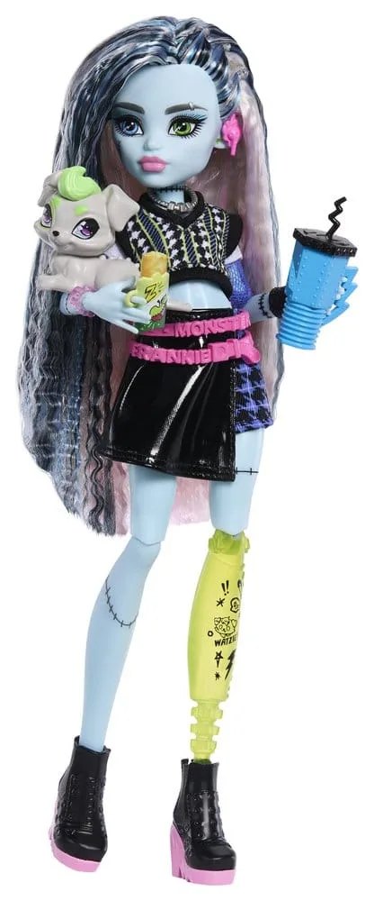 Monster High Doll – Frankie Stein with Watzie and Accessories 6