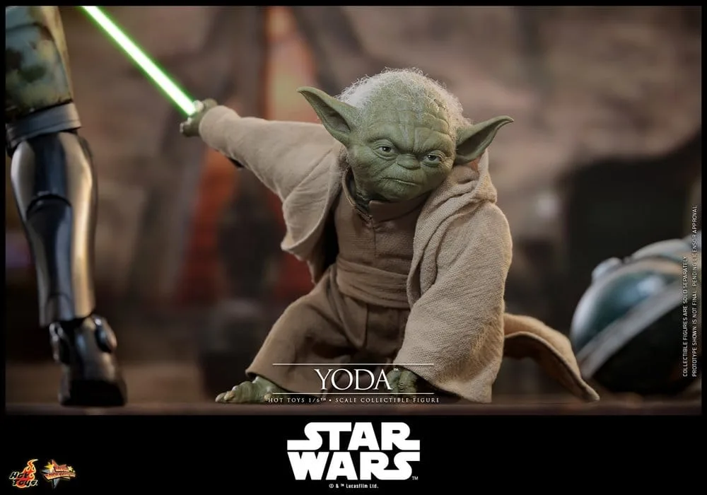 Star Wars Revenge of the Sith Action Figure – Yoda 1/6 14 cm 2
