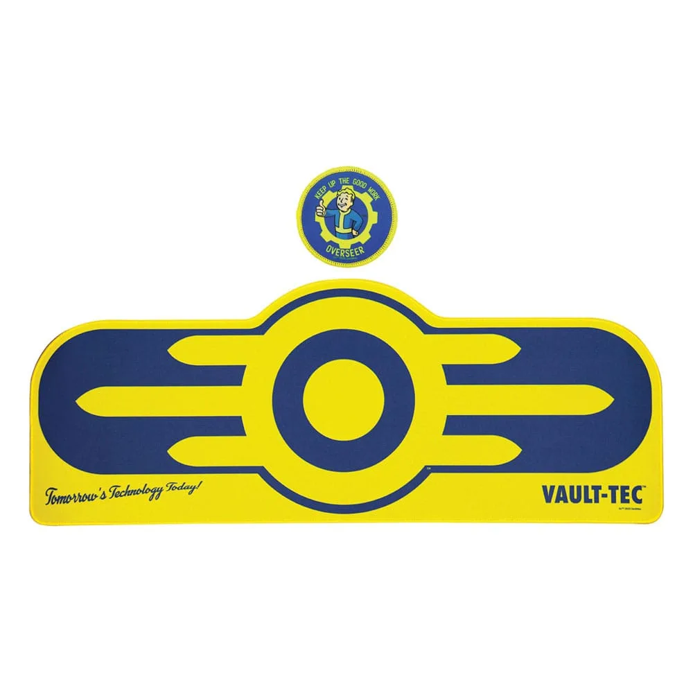 Fallout Desk Pad and Coaster Set – Vault-Tec