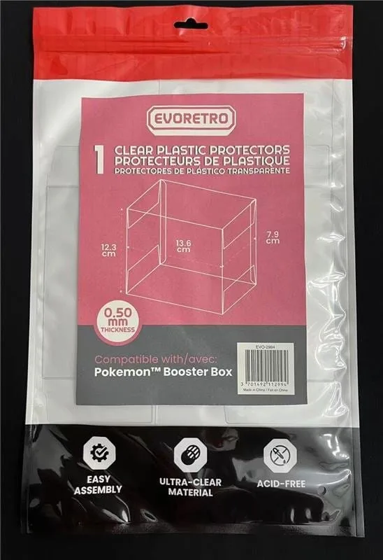 Pokémon Booster Box Protector – Evoretro PET 1-Pack 2