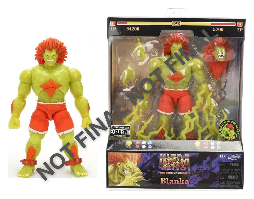 Street Fighter II Action Figure – Blanka GID 19 cm