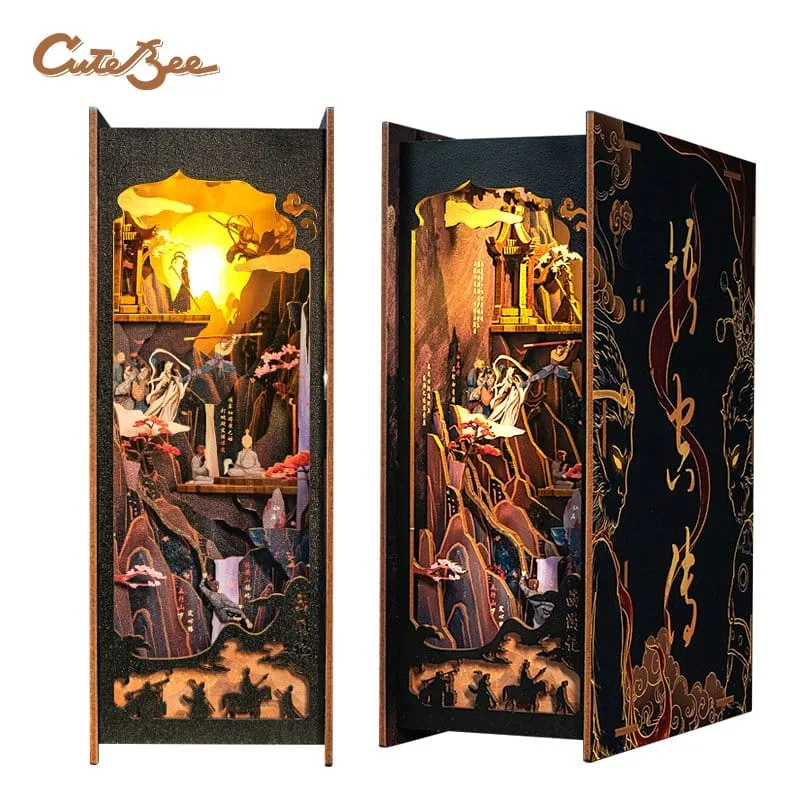 The Legend of Wukong Book Nook – Houten bouwpakket 22 x 8 cm 23