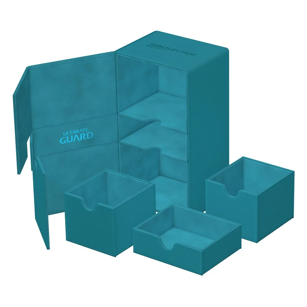 Ultimate Guard Deck Box – Twin Flip’n’Tray 200+ Xenoskin Petrol 6