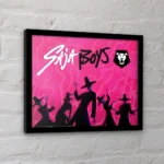 KPop Demon Hunters Framed Poster – Saja Boys Idol 40 x 30 cm 2