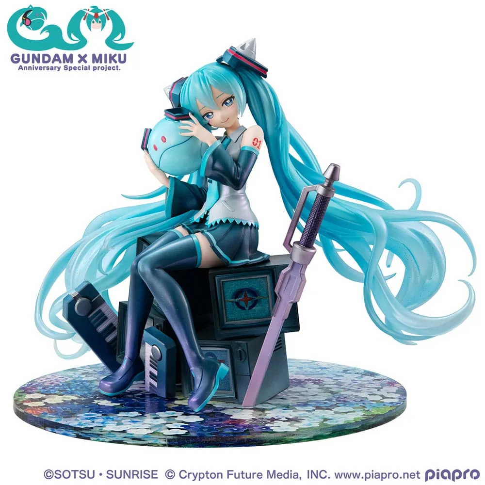 Gundam x Hatsune Miku Statue – Lucrea 45th Anniversary 17 cm 8