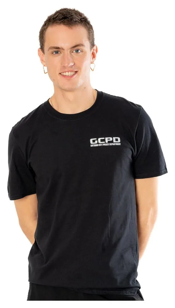 Batman T-Shirt – Arkham City GCPD Front and Back S 3