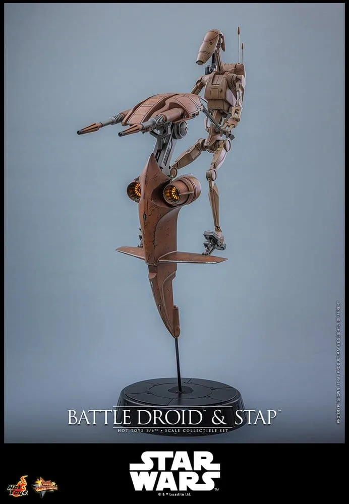 Star Wars Action Figure Set – Battle Droid and STAP 1/6 32 cm 9