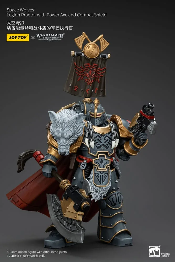 Warhammer Action Figure – Space Wolves Legion Praetor 1/18 Scale 12 cm 2