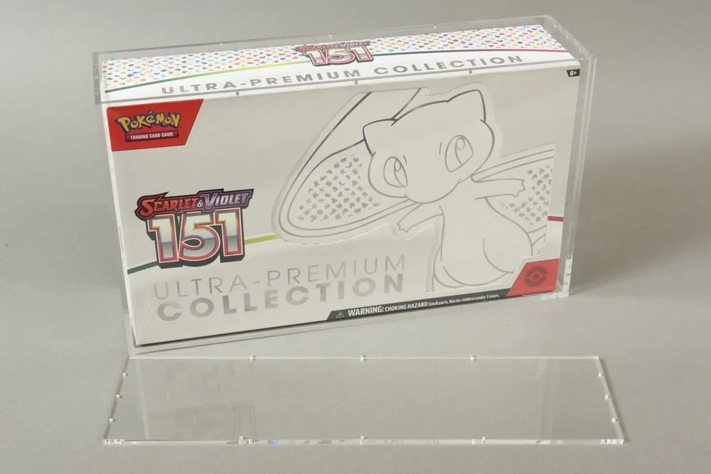 Pokémon Acrylic Display Case – Evoretro UPC 23.3 x 38.8 x 10.2 cm 3