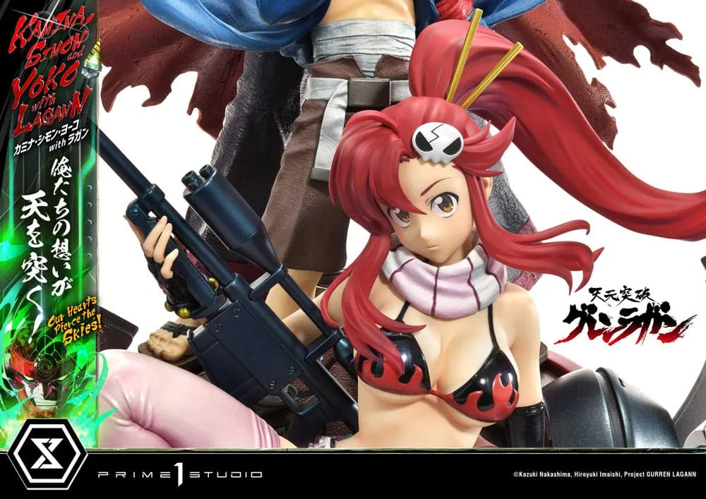 Gurren Lagann Statue – Team with Lagann Deluxe Bonus 1/4 97 cm 11