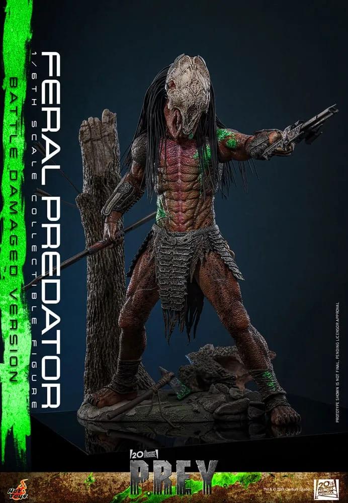 Prey Action Figure – Battle Damaged Feral Predator 37 cm 6