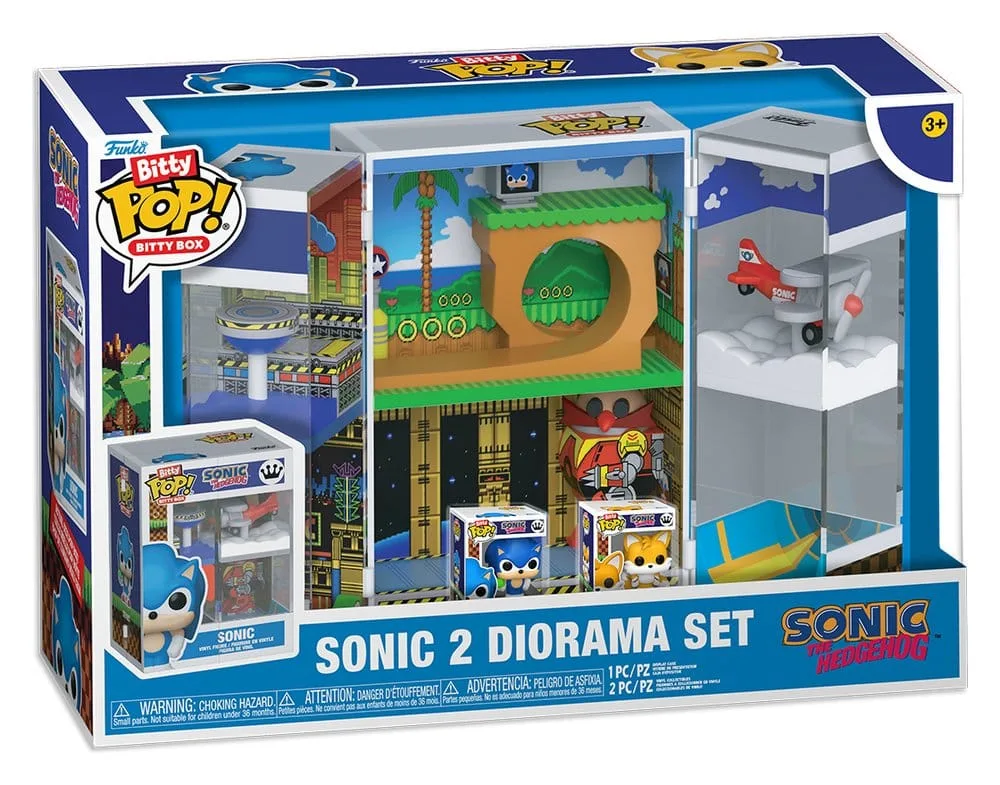 Sonic 2 Vinyl Figure Diorama Set – Bitty Pop Boxes 1