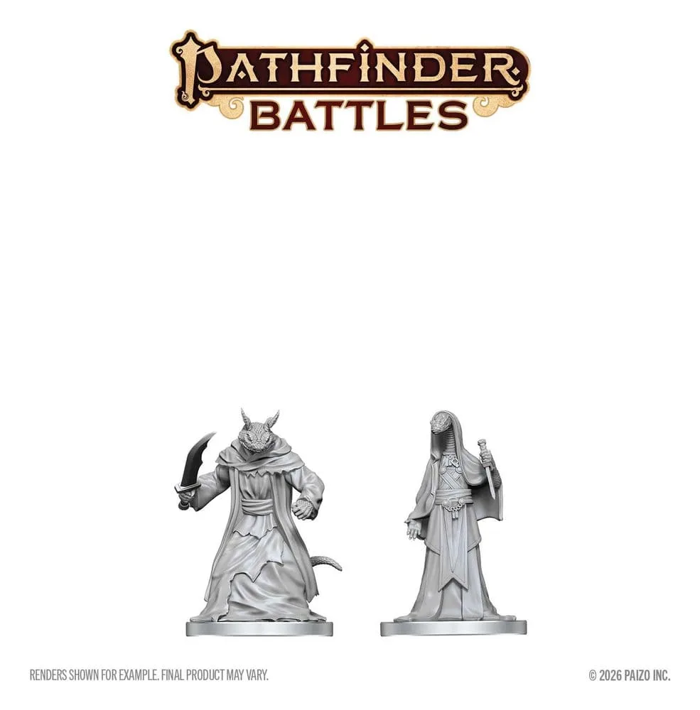 Pathfinder miniaturen – Onbeschilderde Zyss & Aapoph 13 cm 2