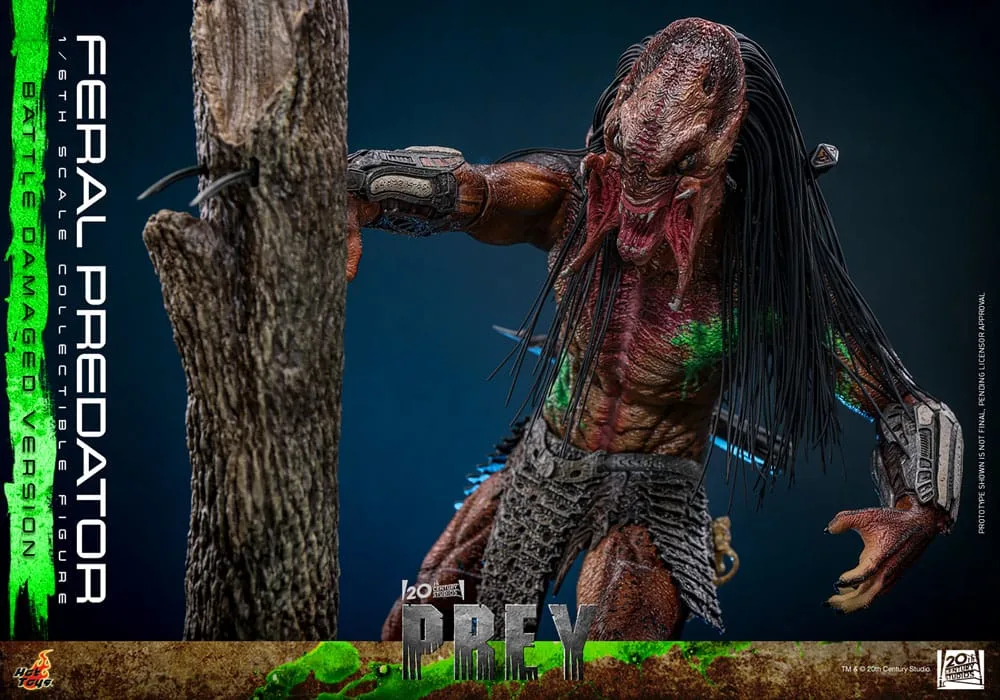 Prey Action Figure – Battle Damaged Feral Predator 37 cm 14