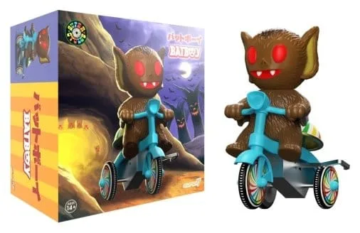 Super7 Vehicle and Figure – Bat Boy with Blue Trike