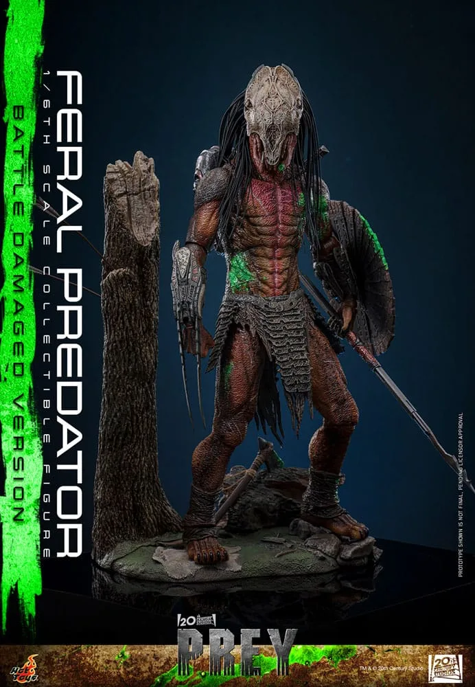 Prey Action Figure – Battle Damaged Feral Predator 37 cm 7