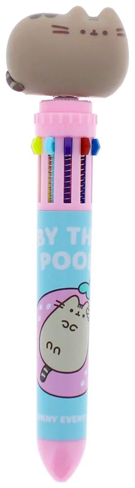Pusheen Multicolour Pen – Spinny By the Pool Blue 2