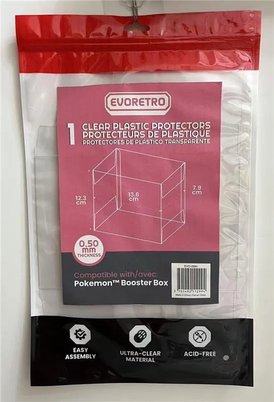 Pokémon Booster Box Protector – Evoretro PET 1-Pack 5