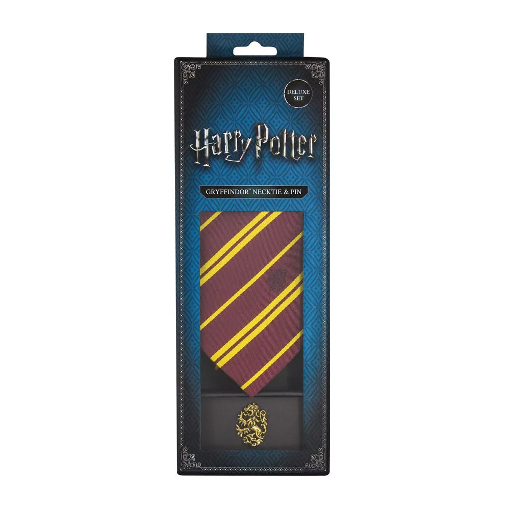 Harry Potter Tie and Pin Set – Gryffindor Deluxe Box 6