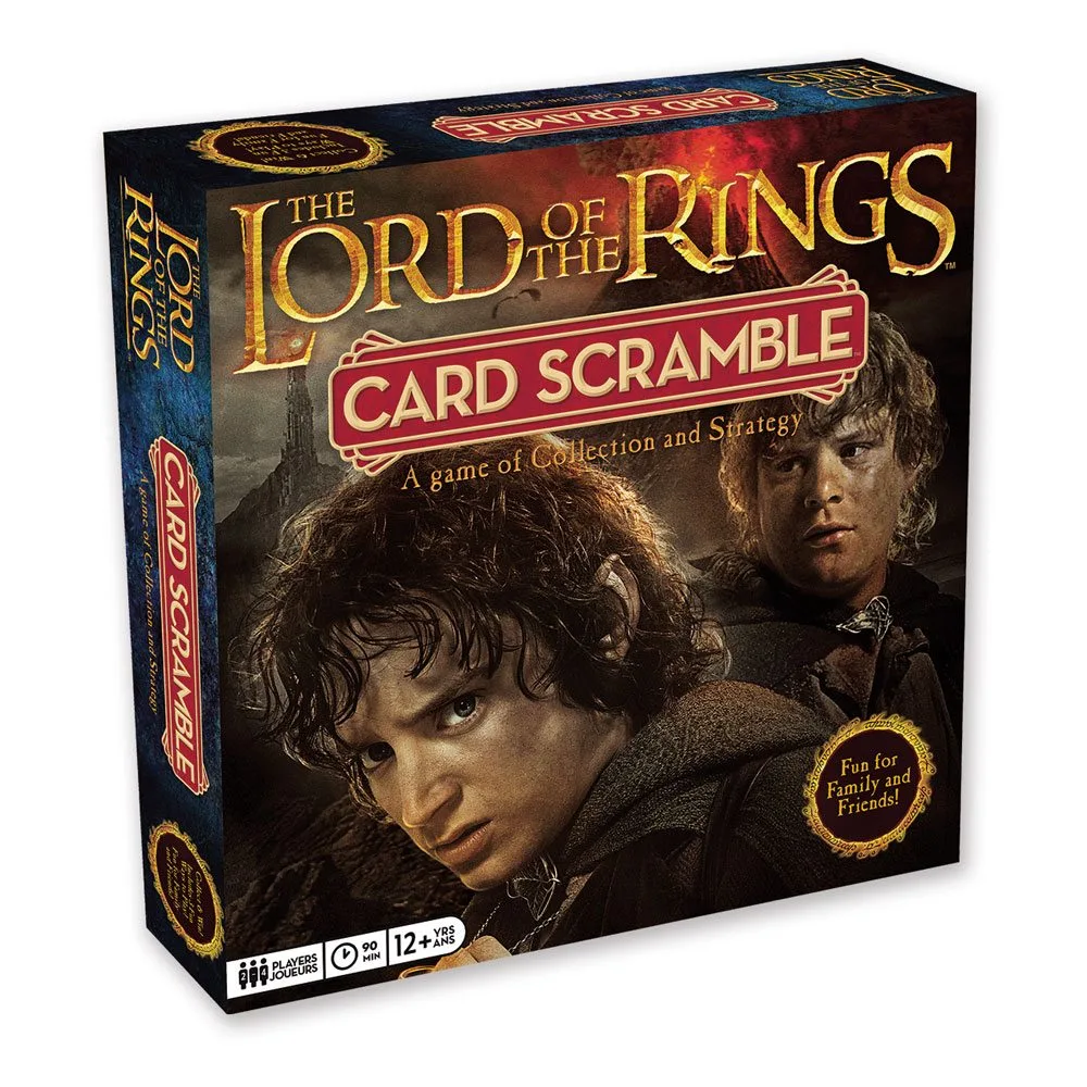 Lord of the Rings Board Game – Card Scramble English Edition