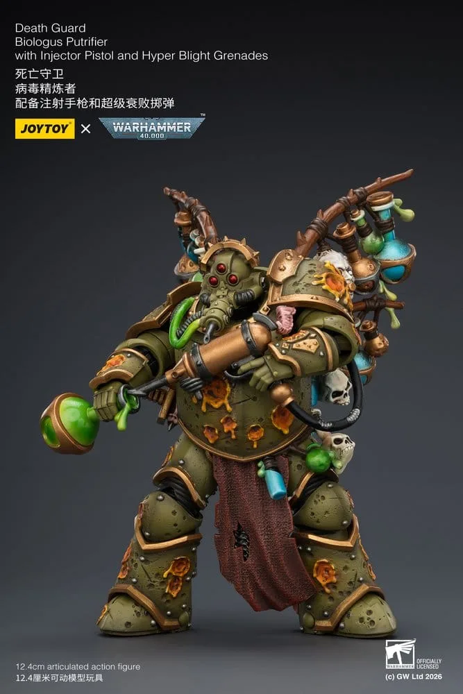 Warhammer 40,000 Action Figure – Biologus Putrifier 12.4 cm 7