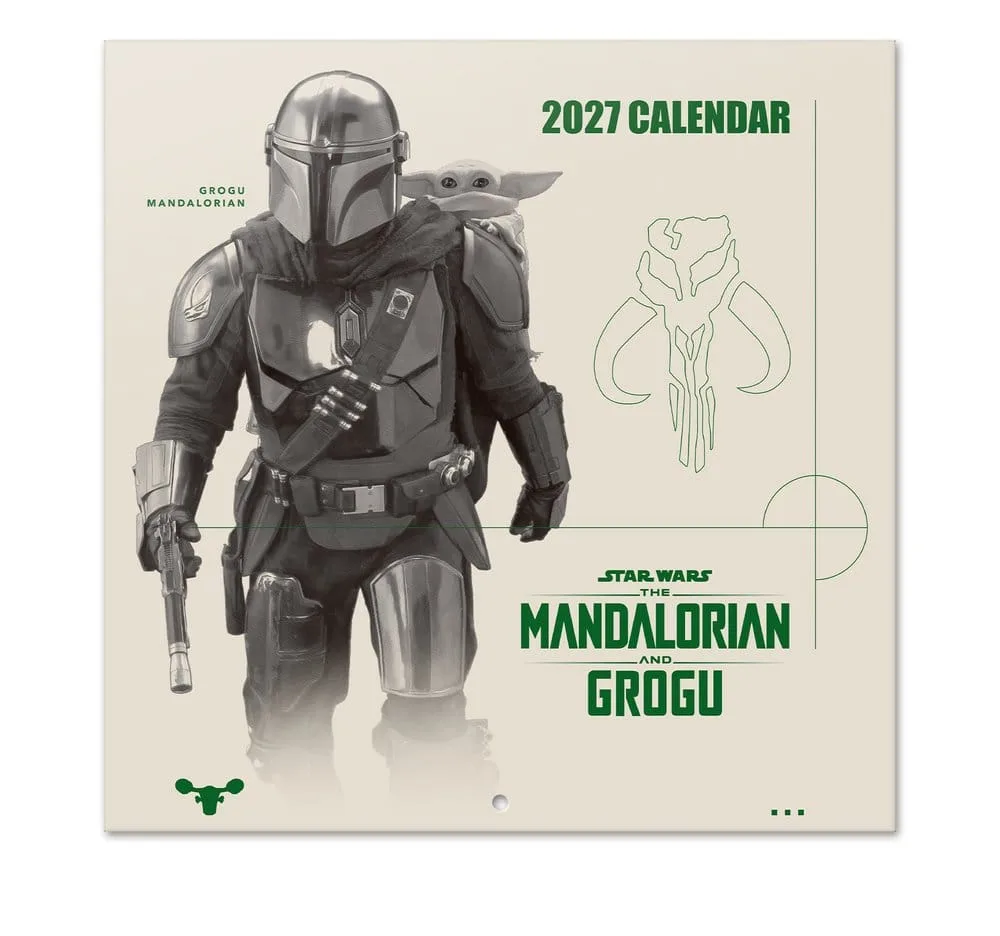 Star Wars Wall Calendar – Mandalorian & Grogu 2027 29.5 x 29.5 cm