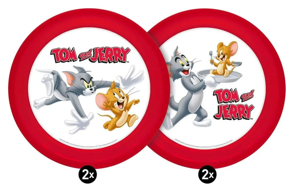 Tom & Jerry Plates – Set of 4 21 cm