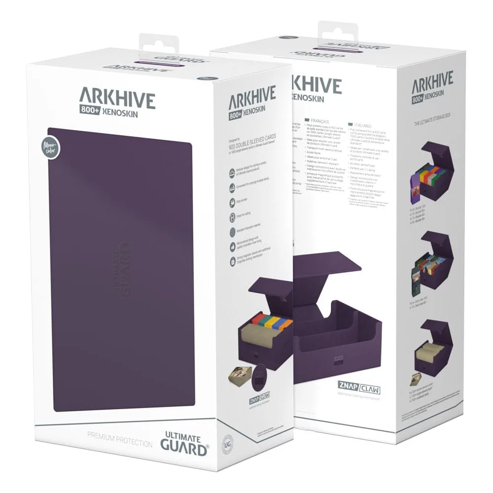 Ultimate Guard Card Box – Arkhive 800+ Xenoskin Purple 18