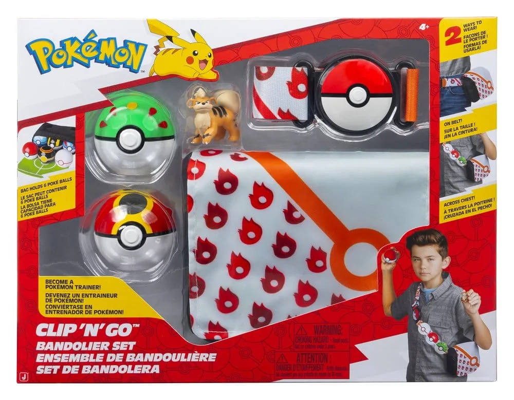 Pokémon Bandolier Set – Clip n Go Version 6 Assortment of 4 26