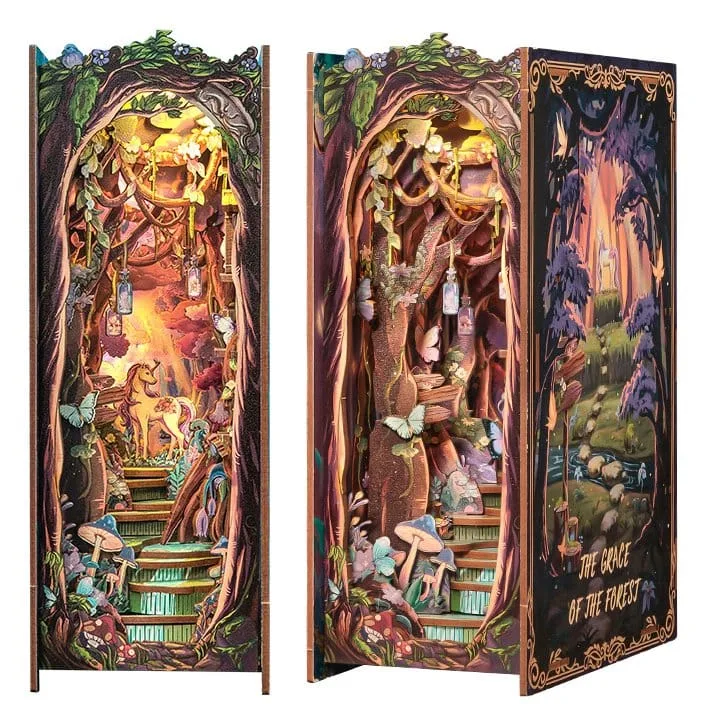 The Grace of Forest Book Nook – Wooden Puzzle 22 x 8 cm 9