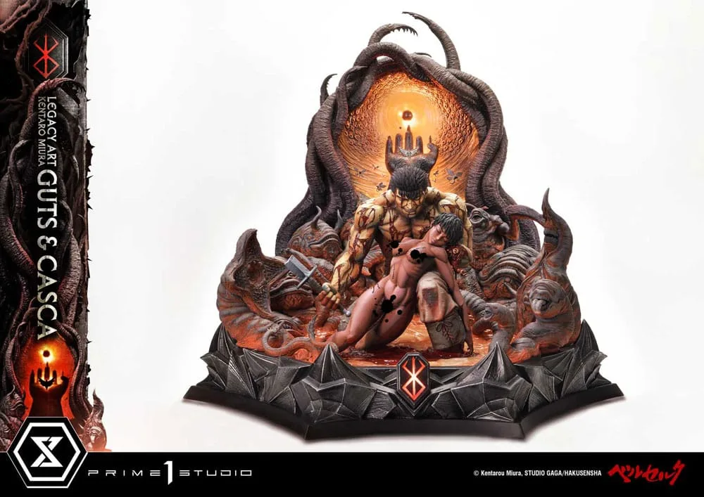 Berserk Statue – Guts and Casca 1/4 Scale 72 cm 1