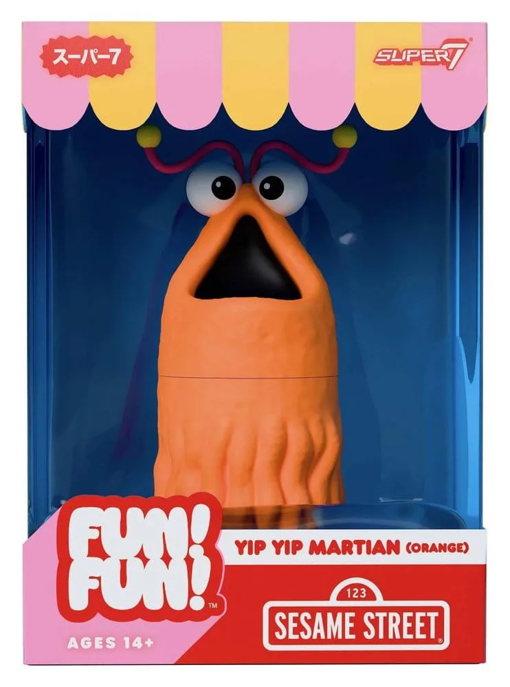 Sesame Street Vinyl Figure – Orange Yip Yip Martian 18 cm