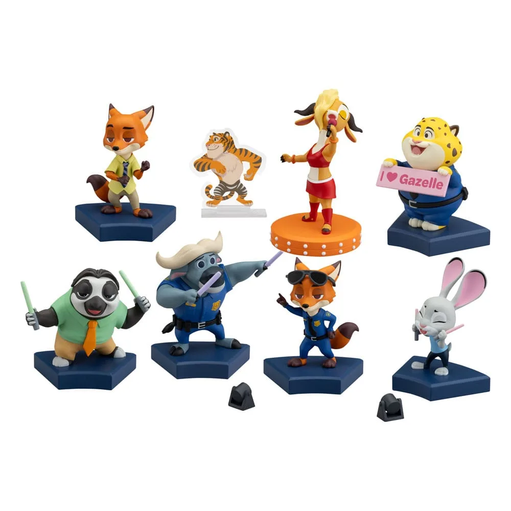 Zootopia Mini Figures – Concert Blind Box Assortment of 6 8 cm