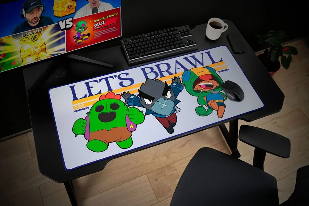 Brawl Stars Desk Mat – Let's Brawl XXL 90 x 40 cm