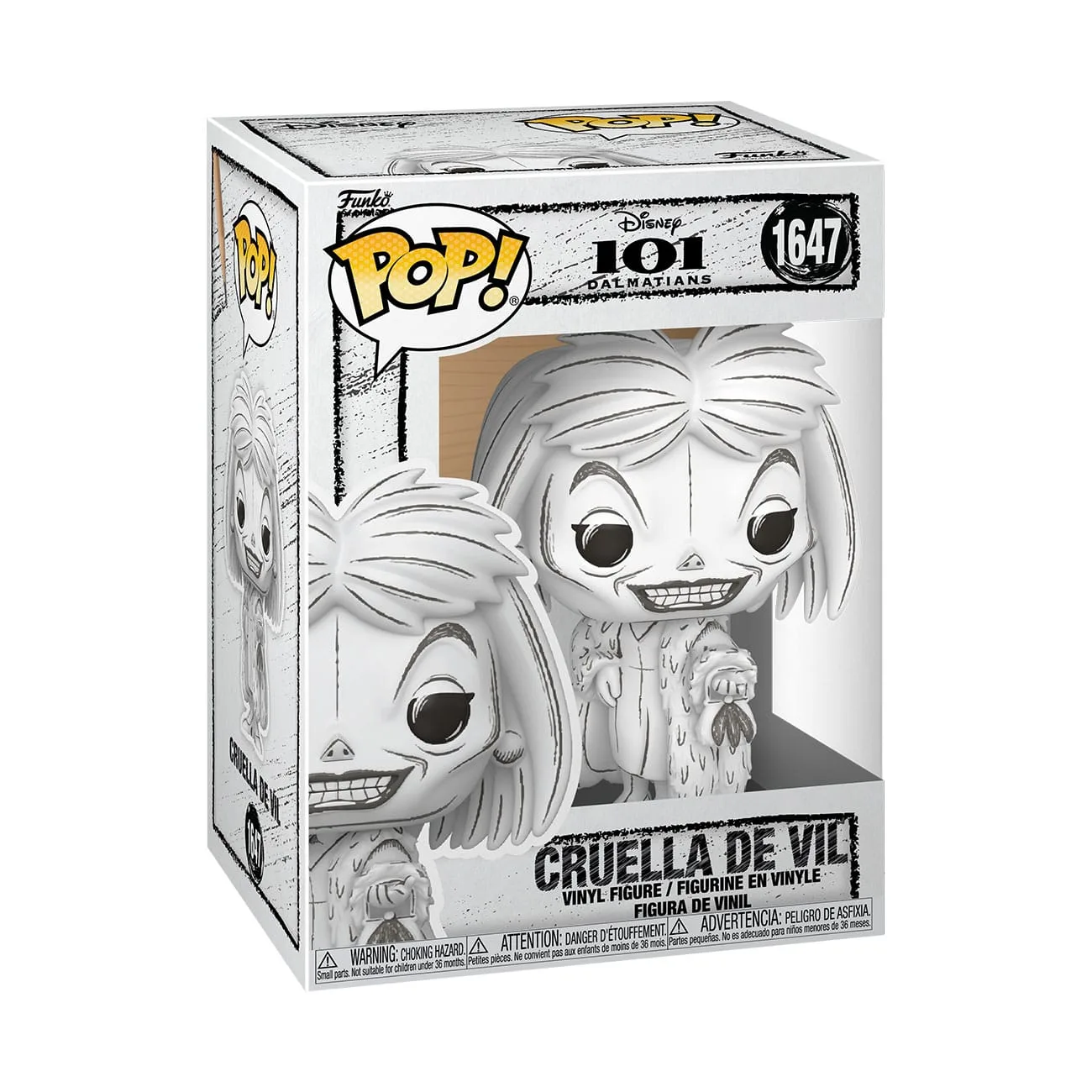 Disney POP Vinyl Figure – Sketched Cruella De Vil 9 cm 2