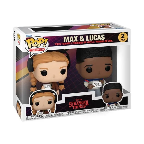 Stranger Things Pop Vinyl Figures – Max & Lucas 2-Pack 9 cm 2
