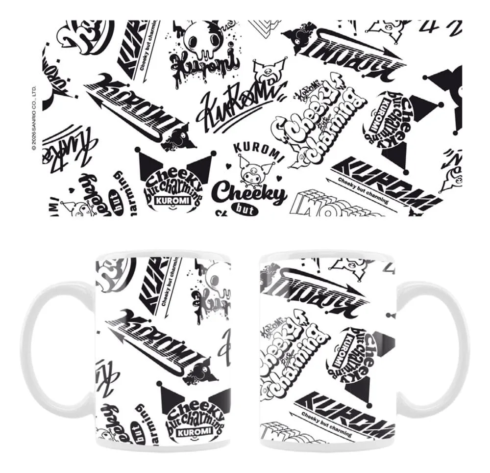 Sanrio Mug – Kuromi Street Logos