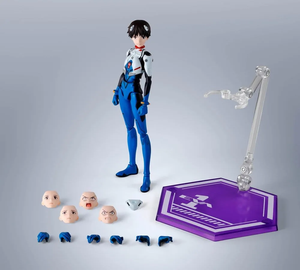 Evangelion Action Figure – S.H.Figuarts Shinji Ikari 14 cm 9