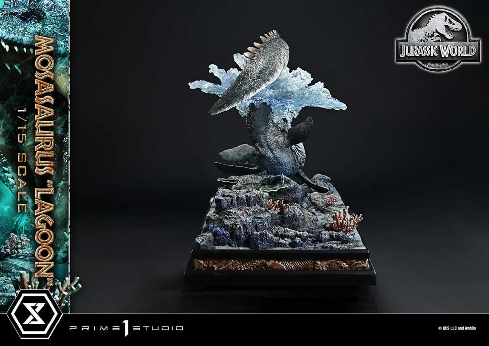 Jurassic World Statue – Mosasaurus Lagoon Bonus Version 57 cm 11