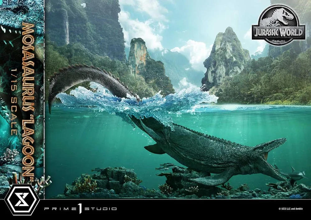 Jurassic World Statue – Mosasaurus Lagoon Bonus Version 57 cm 18