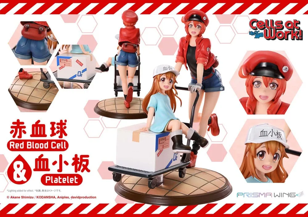 Cells at Work Statue – Red Blood Cell and Platelet 26 cm 3