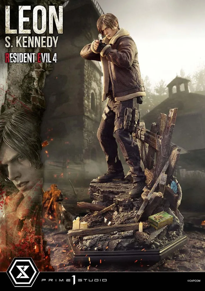 Resident Evil 4 Statue – Leon S. Kennedy 1/4 Scale 64 cm 14