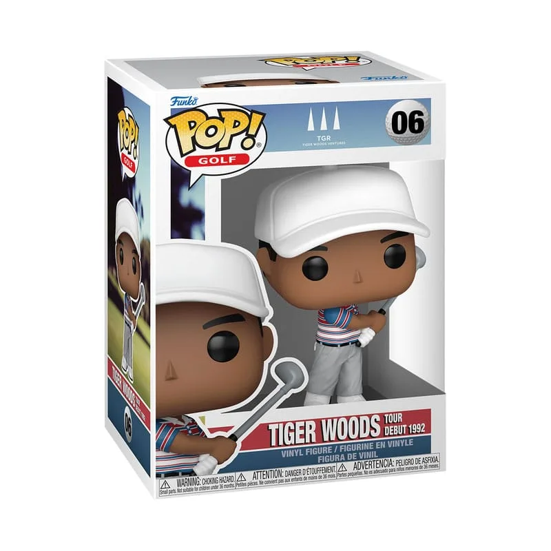 Tiger Woods POP Vinyl Figure – Tour Debut 1992 9 cm 2