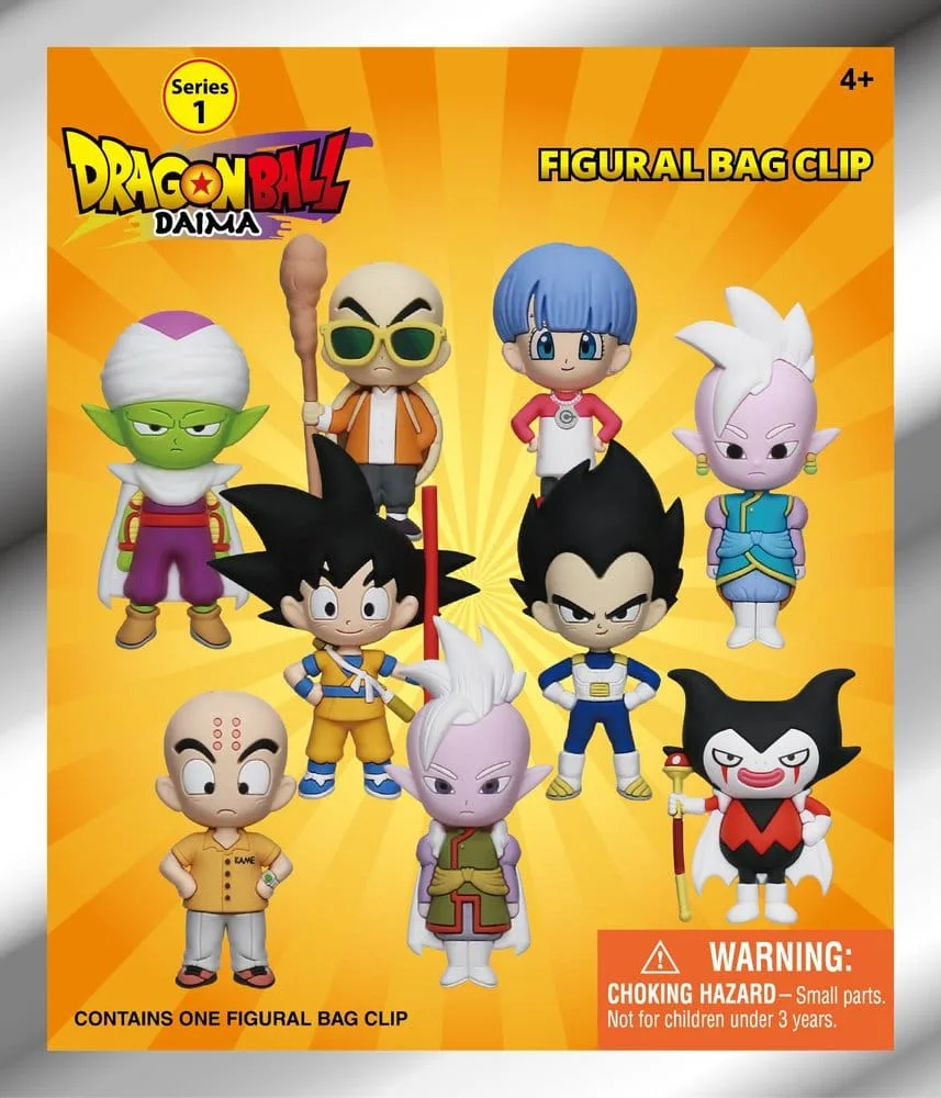 Dragon Ball Daima Bag Clips – Series 1 Blind Bag Display of 24 3