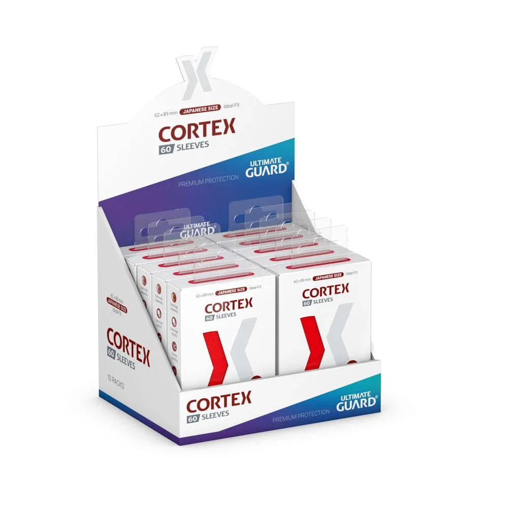 Ultimate Guard Card Sleeves – Red Cortex Japanese Size 62 x 89 mm 5