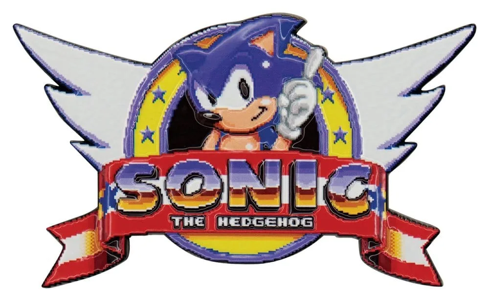 Sonic the Hedgehog Medallion – Original Logo 5 x 8 cm
